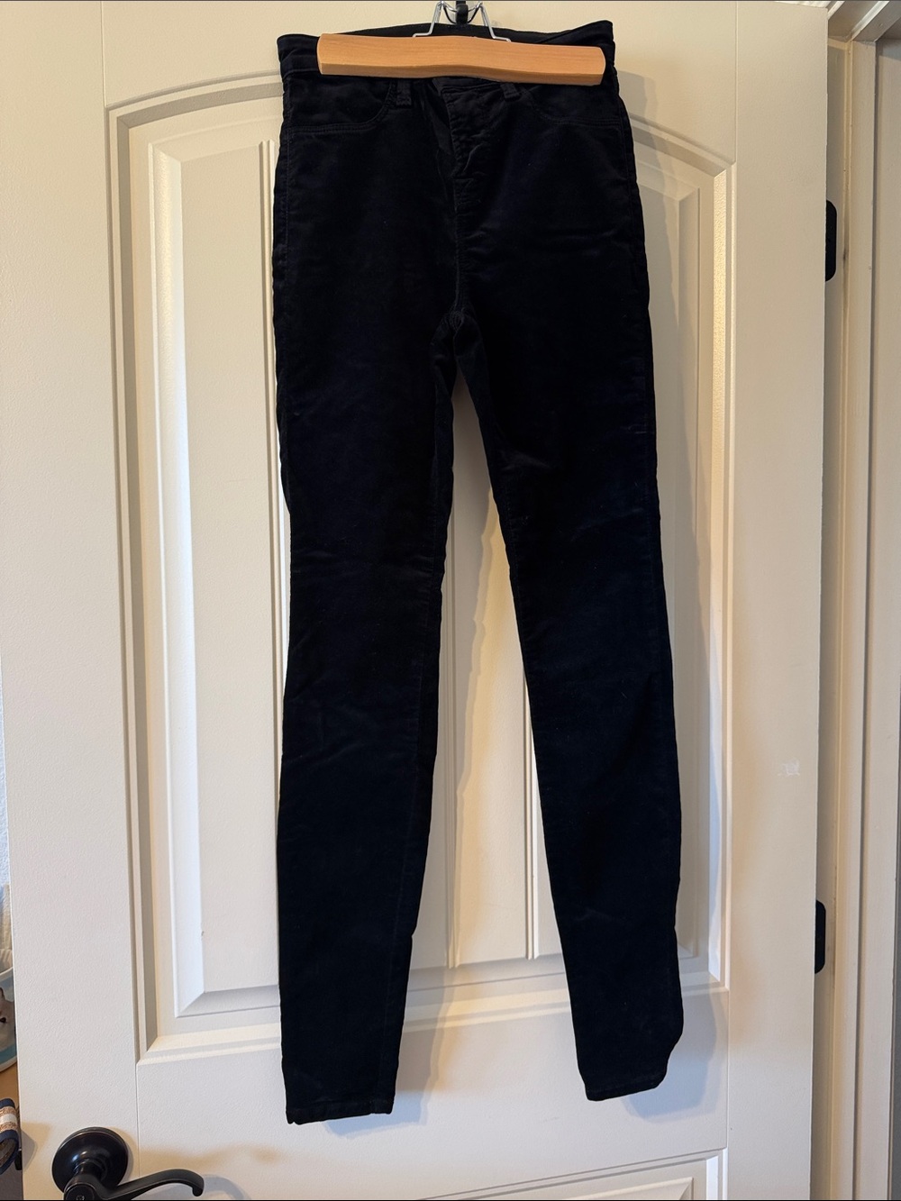 J Brand Black Corduroy Slim Trousers